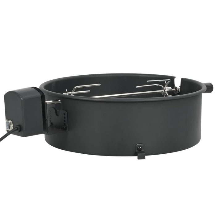 Set de rotisor cu inel pentru grătar, negru, 47 cm WALTI