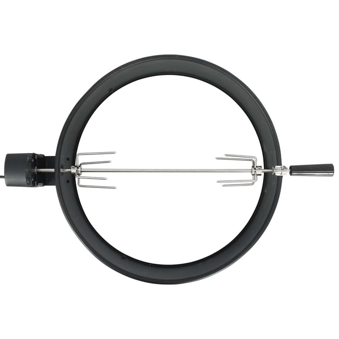 Set de rotisor cu inel pentru grătar, negru, 57 cm - WALTI WALTI