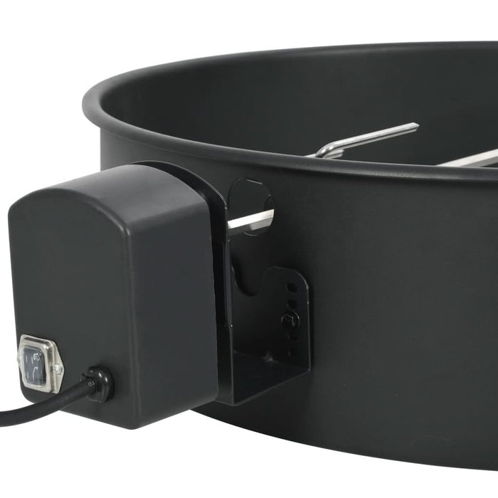Set de rotisor cu inel pentru grătar, negru, 57 cm - WALTI WALTI