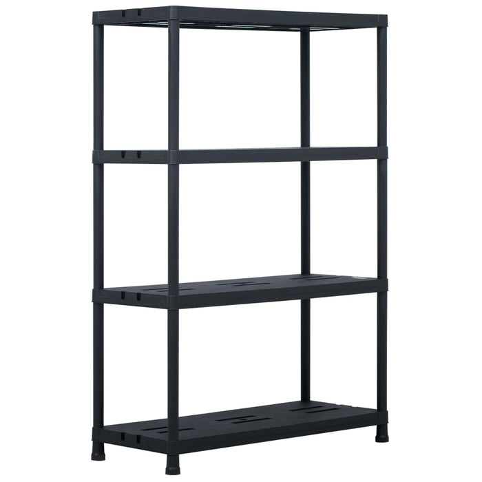 Rafturi de depozitare 2 buc. negru 90x40x138 cm plastic 220 kg WALTI