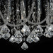 Lustră cu mărgele de cristal, argintiu, rotund, 4 becuri x G9 - WALTI WALTI