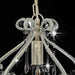 Candelabru cu mărgele, alb, rotund, E14 - WALTI WALTI