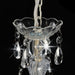 Candelabru cu mărgele, alb, rotund, 3 becuri E14 - WALTI WALTI