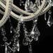 Candelabru cu mărgele, alb, 12 becuri E14 - WALTI WALTI