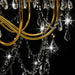Candelabru cu 2 rânduri, auriu, becuri 15 x E14 - WALTI WALTI