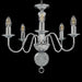 Candelabru, argintiu, 5 becuri E14 - WALTI WALTI