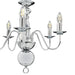 Candelabru, argintiu, 5 becuri E14 - WALTI WALTI