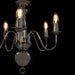 Candelabru, argintiu, 5 becuri E14 - WALTI WALTI
