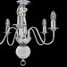 Candelabru, argintiu, 5 becuri E14 - WALTI WALTI