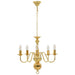 Candelabru, auriu, 5 becuri E14 - WALTI WALTI
