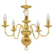 Candelabru, auriu, 5 becuri E14 - WALTI WALTI