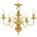 Candelabru, auriu, 5 becuri E14 - WALTI WALTI