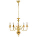 Candelabru, auriu, 5 becuri E14 - WALTI WALTI