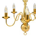 Candelabru, auriu, 5 becuri E14 - WALTI WALTI