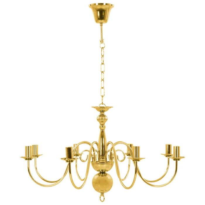 Candelabru, auriu, 8 becuri E14 - WALTI WALTI