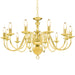 Candelabru, auriu, 12 becuri E14 - WALTI WALTI