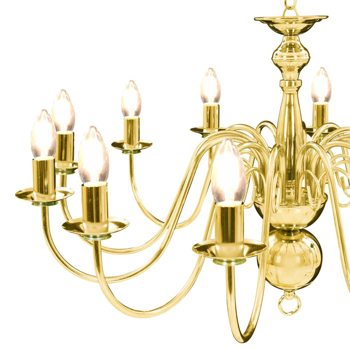 Candelabru, auriu, 12 becuri E14 - WALTI WALTI