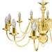 Candelabru, auriu, 12 becuri E14 - WALTI WALTI