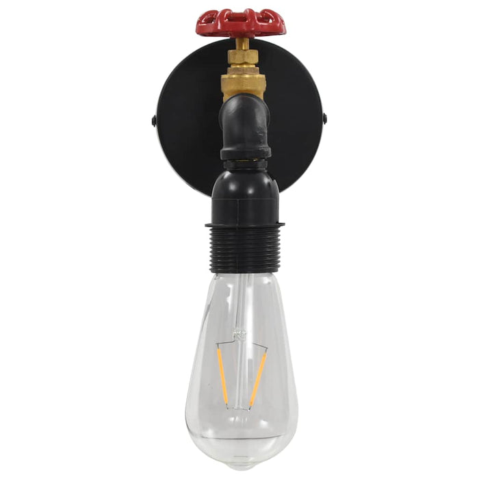 Lampă de perete, aspect de robinet, negru, E 27 WALTI