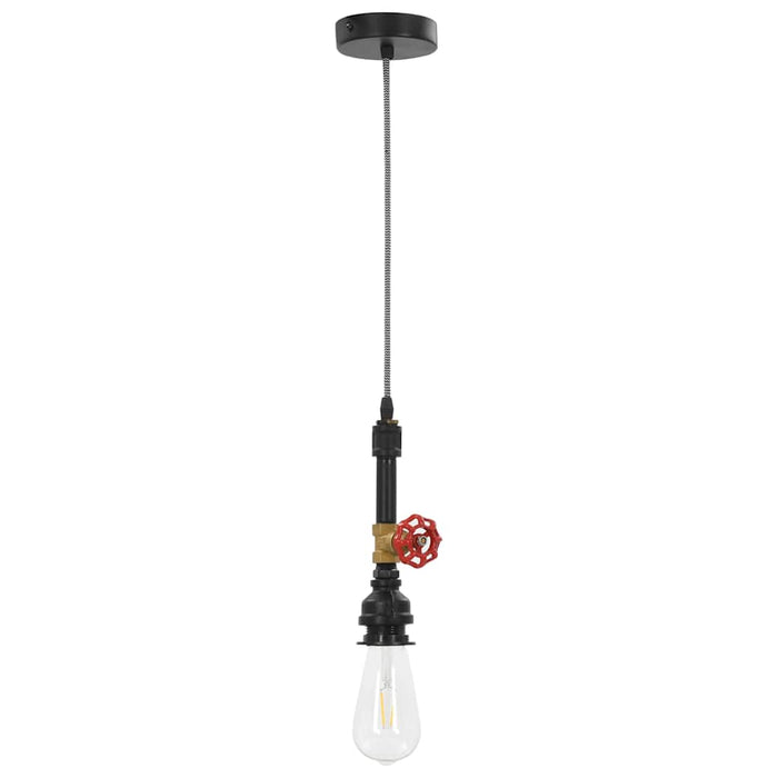 Lustră suspendată, aspect de robinet, negru, E 27 WALTI