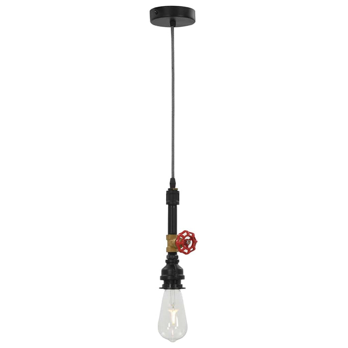 Lustră suspendată, aspect de robinet, negru, E 27 WALTI