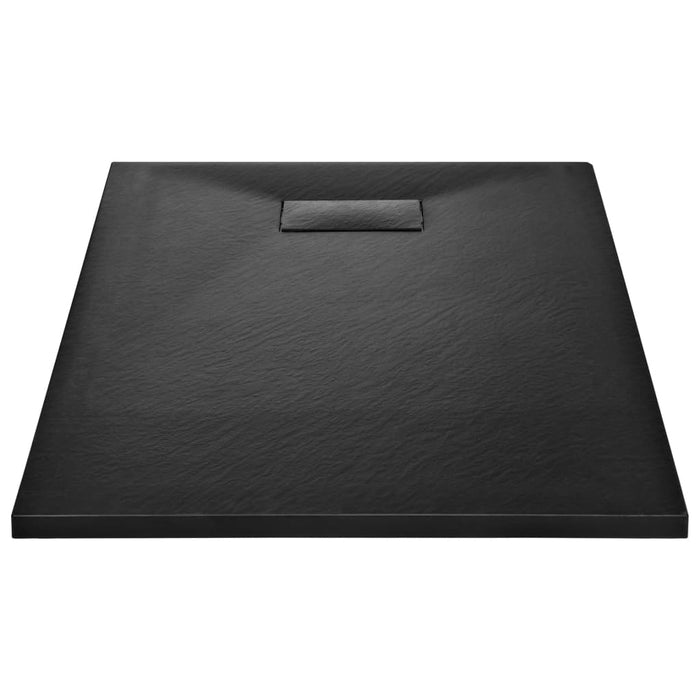 Cădiță de duș, negru, 100 x 80 cm, SMC - WALTI WALTI