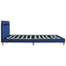 Cadru de pat cu LED-uri, albastru, 180x200 cm, material textil - WALTI WALTI