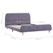 Cadru de pat, gri deschis, 140 x 200 cm, material textil - WALTI WALTI