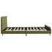 Cadru de pat, verde, 140 x 200 cm, material textil - WALTI WALTI