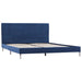 Cadru de pat, albastru, 160 x 200 cm, material textil - WALTI WALTI