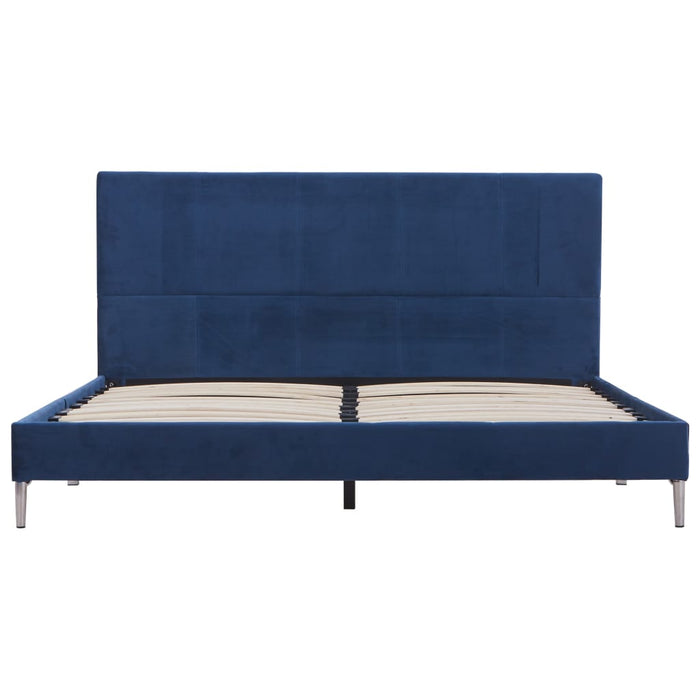 Cadru de pat, albastru, 160 x 200 cm, material textil - WALTI WALTI