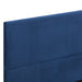 Cadru de pat, albastru, 160 x 200 cm, material textil - WALTI WALTI