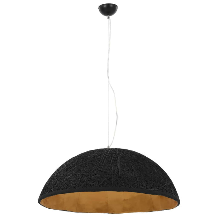 Lampă suspendată, negru și auriu, Ø70 cm, E27 WALTI