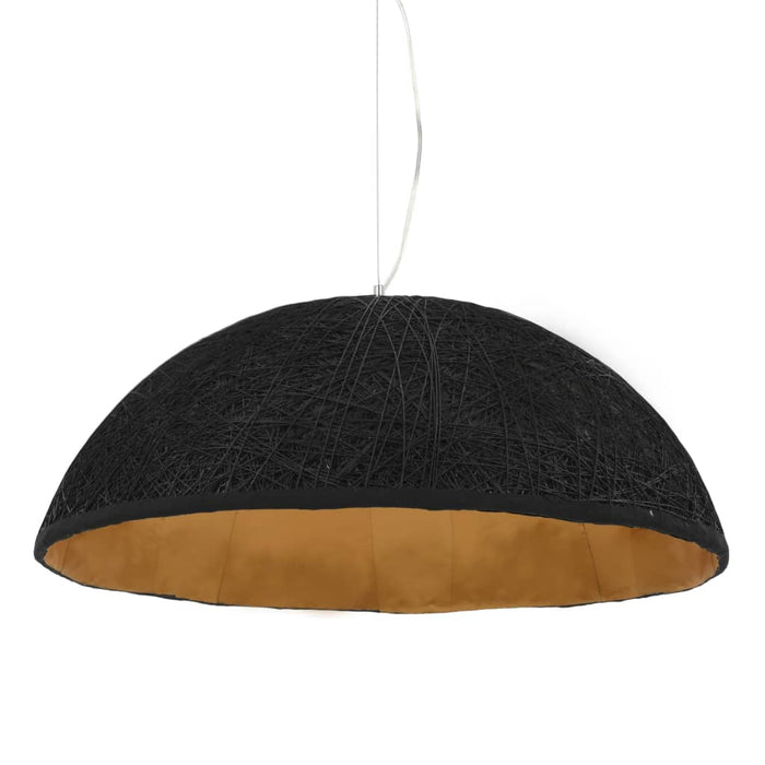 Lampă suspendată, negru și auriu, Ø70 cm, E27 WALTI