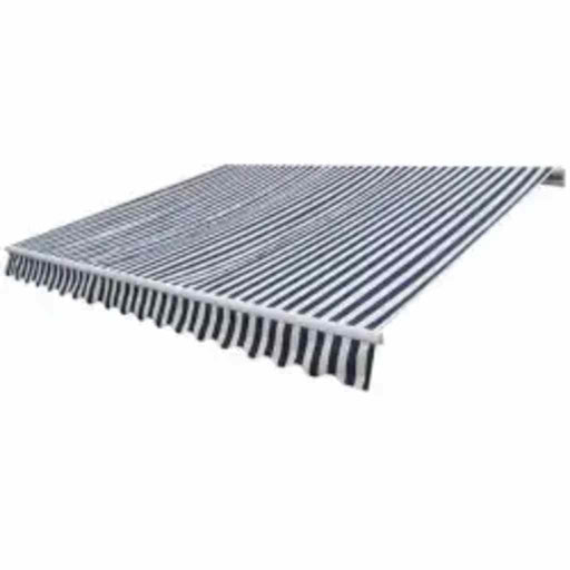 Copertină pliabilă motorizată, albastru/alb, 600 cm - WALTI WALTI