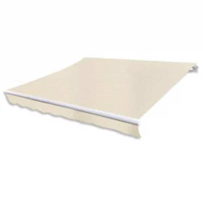 Copertină pliabilă motorizată, crem, 600 cm WALTI