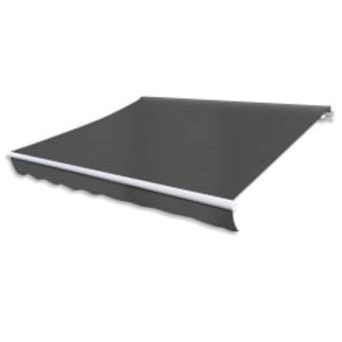 Copertină pliabilă motorizată, antracit, 600 cm WALTI