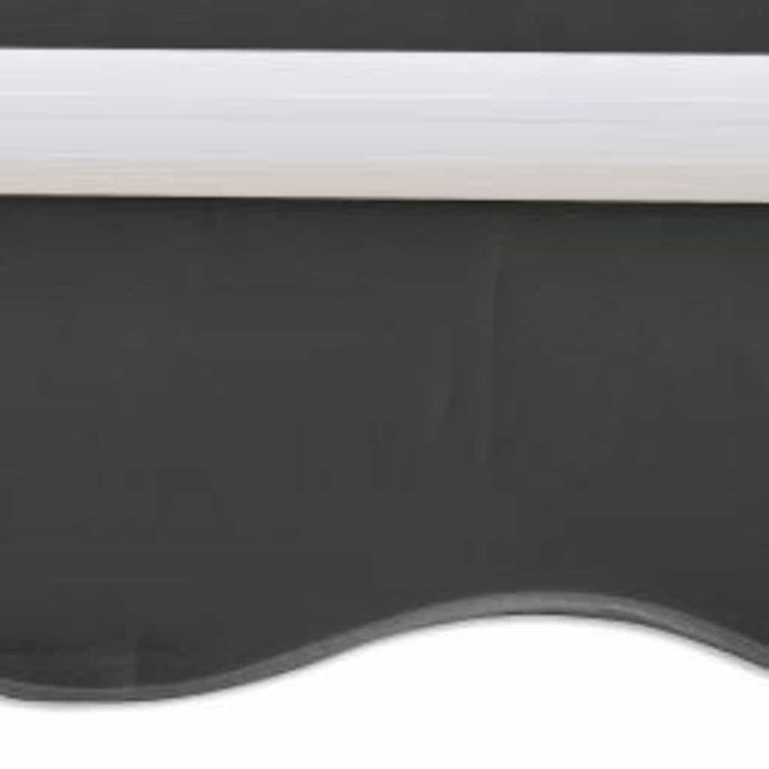 Copertină pliabilă motorizată, antracit, 600 cm WALTI