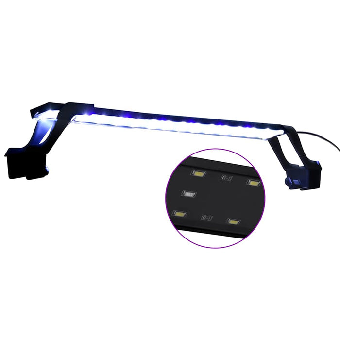 Lampă LED pentru acvariu, cu clemă, albastru/alb, 55-70 cm - WALTI WALTI