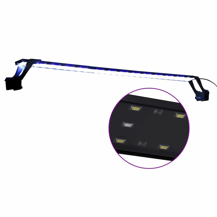 Lampă LED pentru acvariu, cu cleme, albastru/alb, 90-105 cm - WALTI WALTI