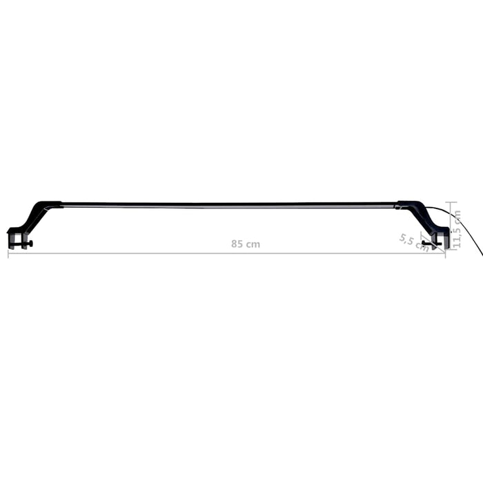 Lampă LED pentru acvariu, cu cleme, albastru/alb, 90-105 cm - WALTI WALTI