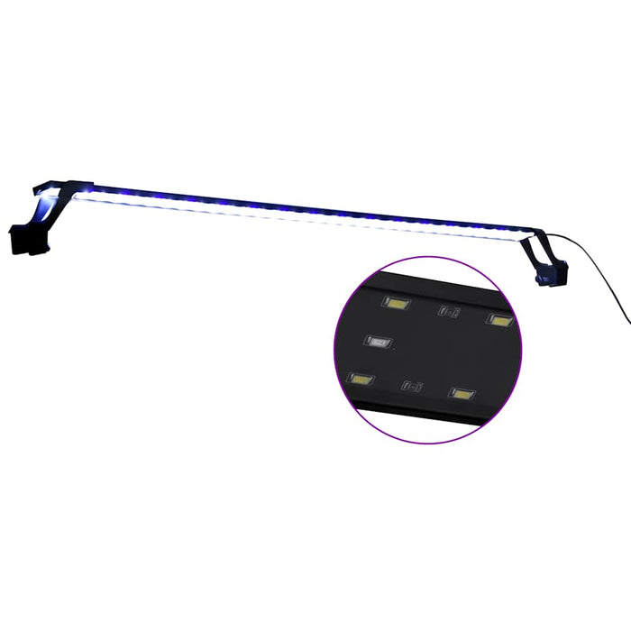 Lampă LED pentru acvariu, cu cleme, albastru/alb, 115-130 cm - WALTI WALTI