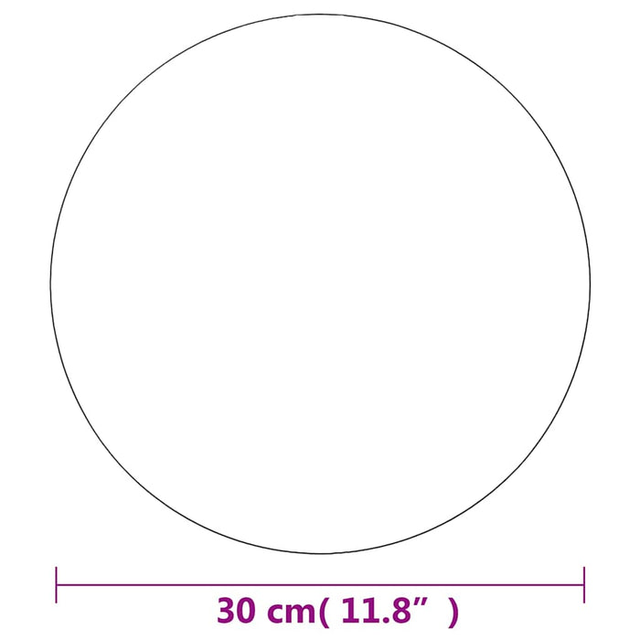 Oglindă fără ramă, 30 cm, sticlă, rotund - WALTI WALTI