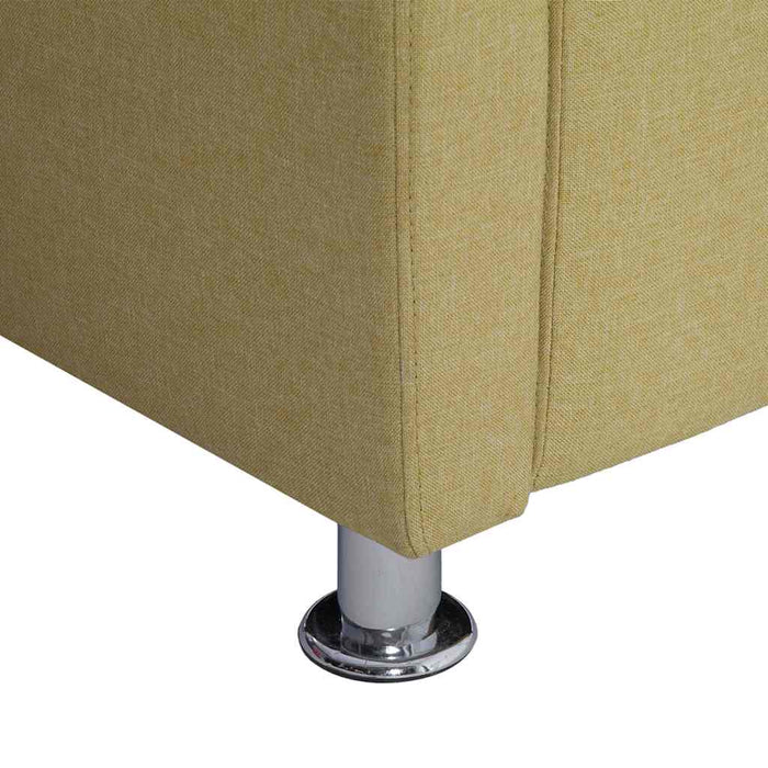 Fotoliu cubic, verde, material textil WALTI