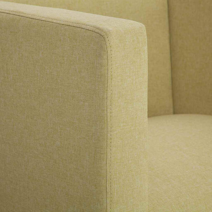 Fotoliu cubic, verde, material textil WALTI