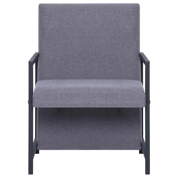 Fotoliu, gri deschis, material textil - WALTI WALTI