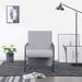 Fotoliu, gri deschis, material textil - WALTI WALTI