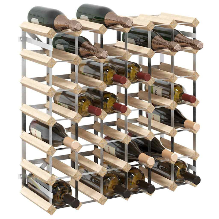 Suport sticle de vin pentru 42 sticle, lemn masiv de pin - WALTI WALTI