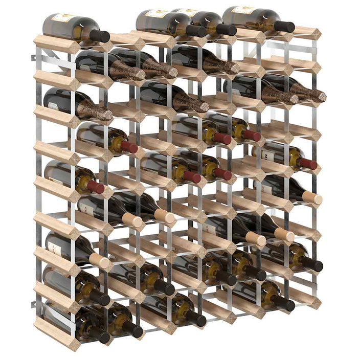 Suport sticle de vin pentru 72 de sticle, lemn masiv de pin - WALTI WALTI