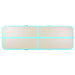 Saltea gimnastică gonflabilă cu pompă verde 500x100x10cm PVC - WALTI WALTI
